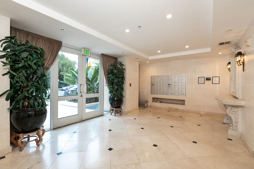 Apartment Building in Los Angeles Lobby