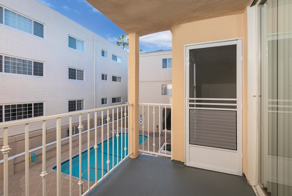 Balcony with View of Swimming Pool