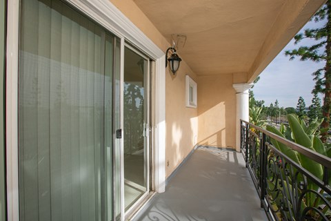 Apartment Balcony and View