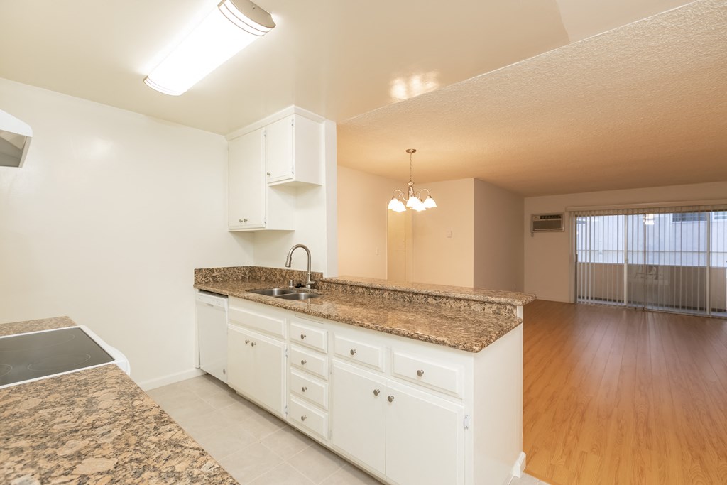 Kitchen with White Appliances and White Cabinets