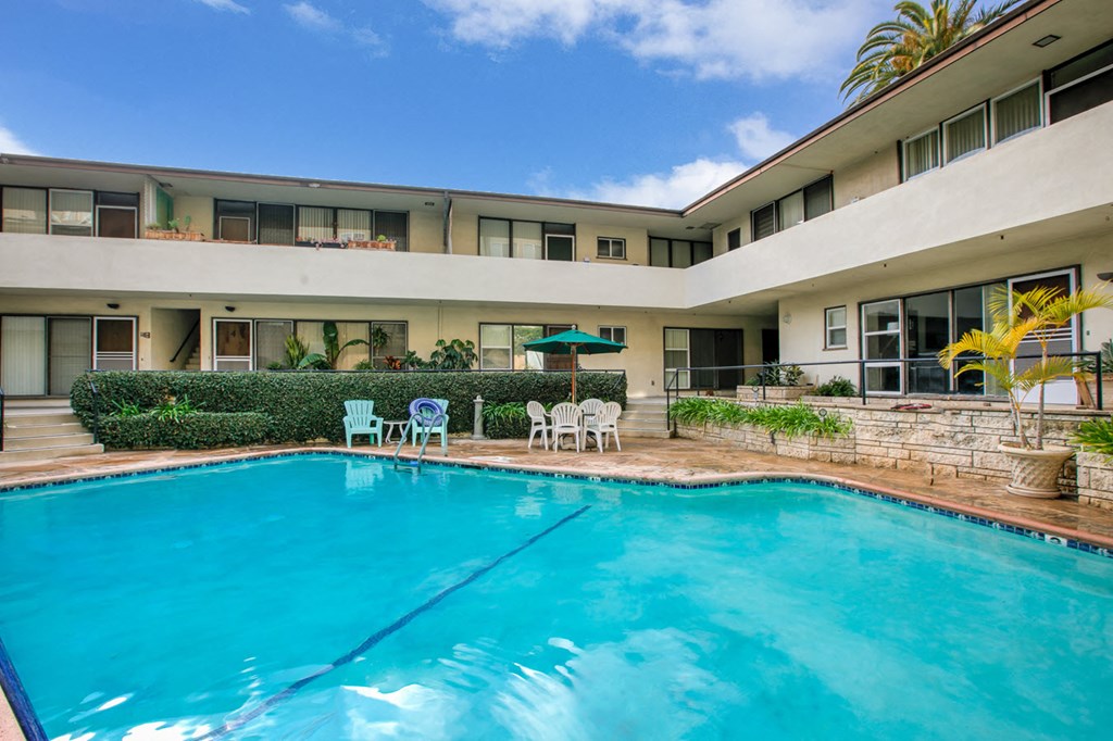 Apartment Building in West Hollywood Pool