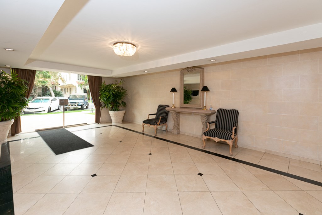 Apartment Building in Los Angeles Lobby