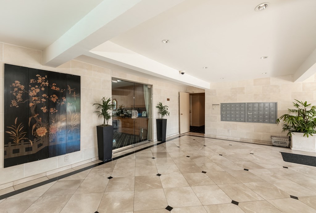 Apartment Building in Los Angeles Lobby