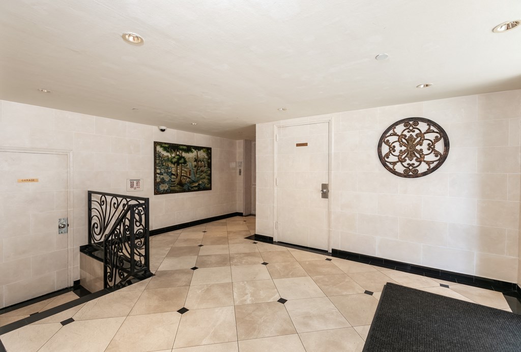 Apartment Building in Los Angeles Lobby