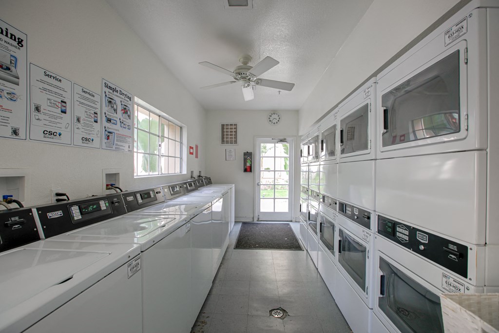 Apartment Building in Huntington Laundry Room