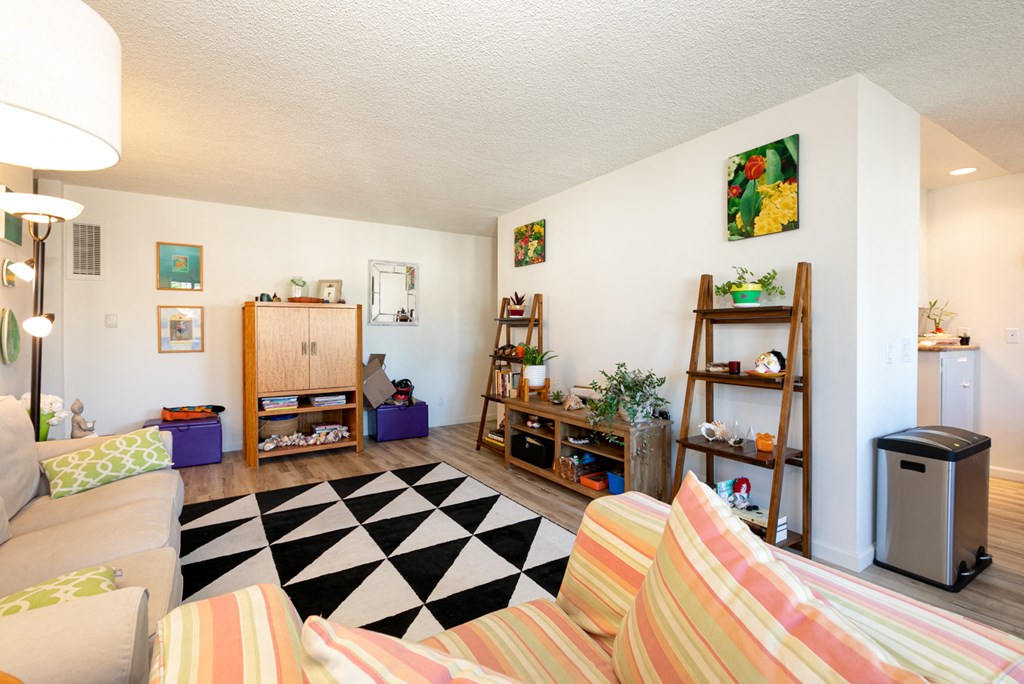 Living Room with Hardwood Floors