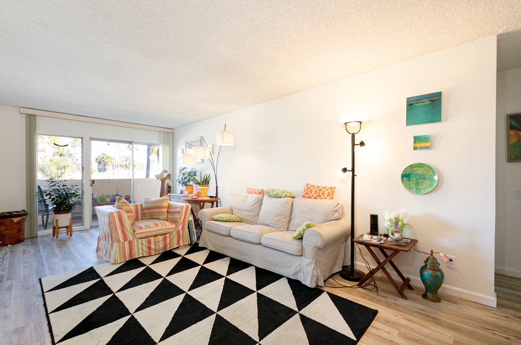 Living Room with Hardwood Floors
