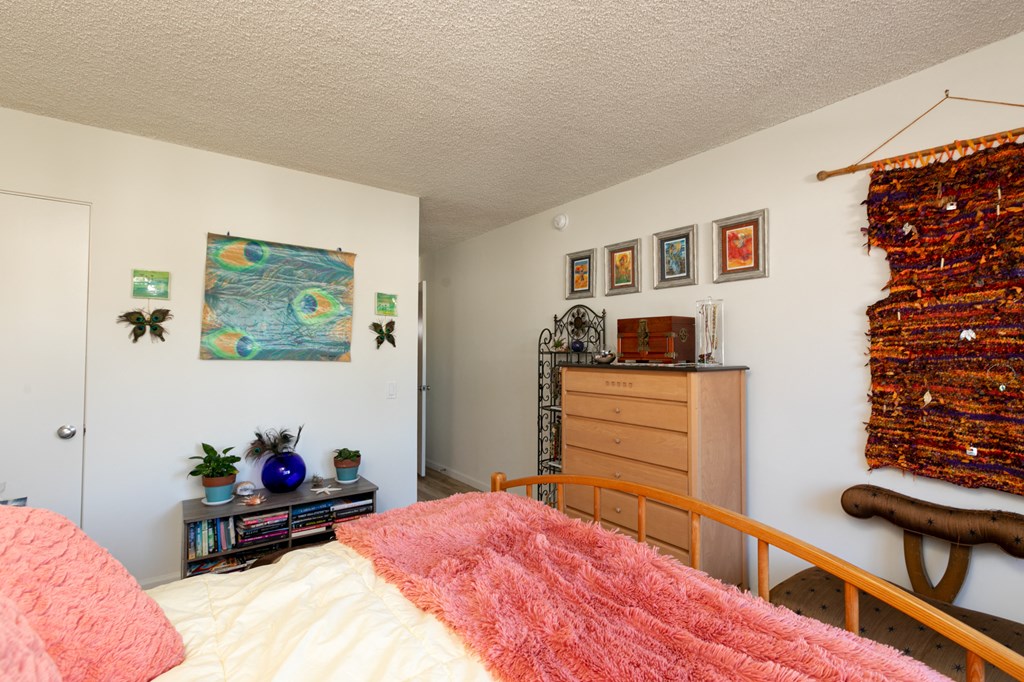Bedroom with Hardwood Floors