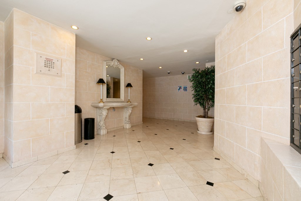 Apartment Building in Los Angeles Lobby