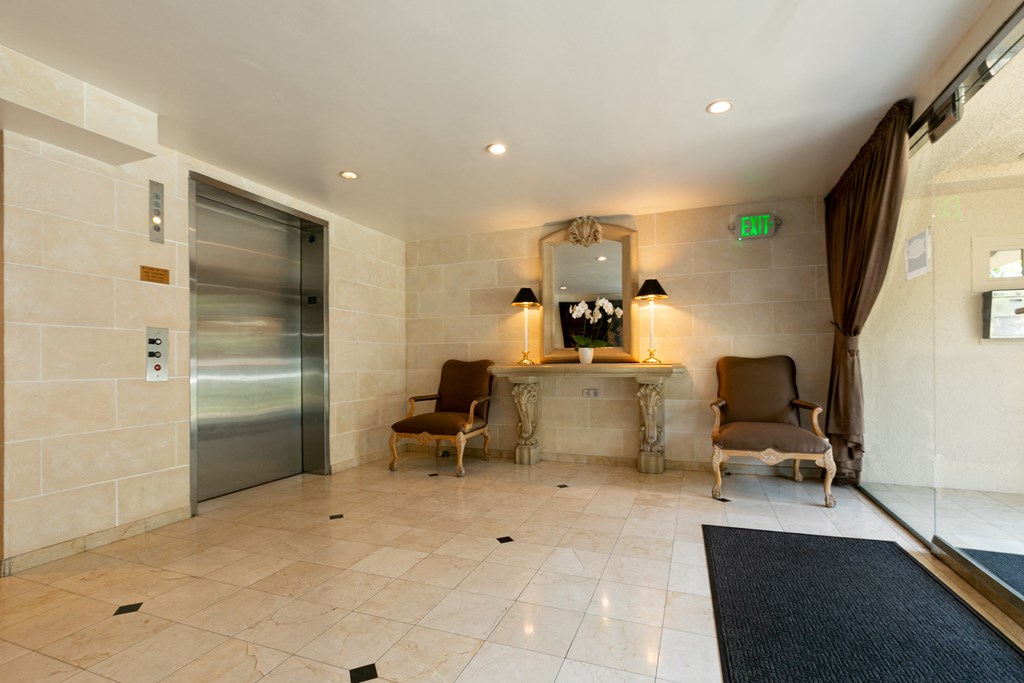 Apartment Building in Los Angeles Lobby