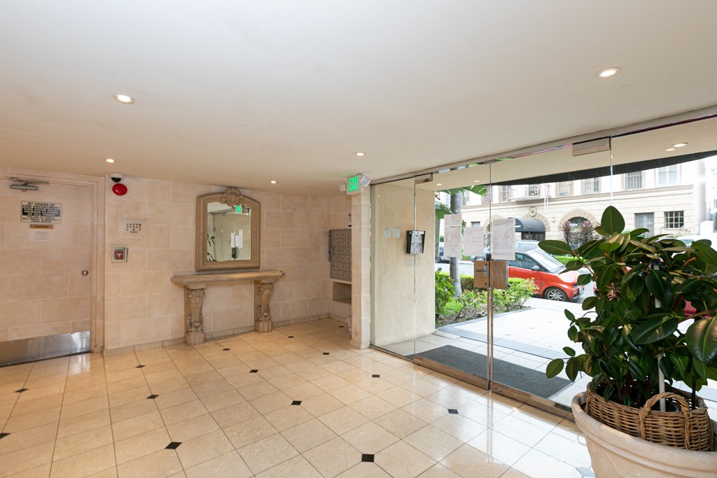 Apartment Building in Los Angeles Lobby