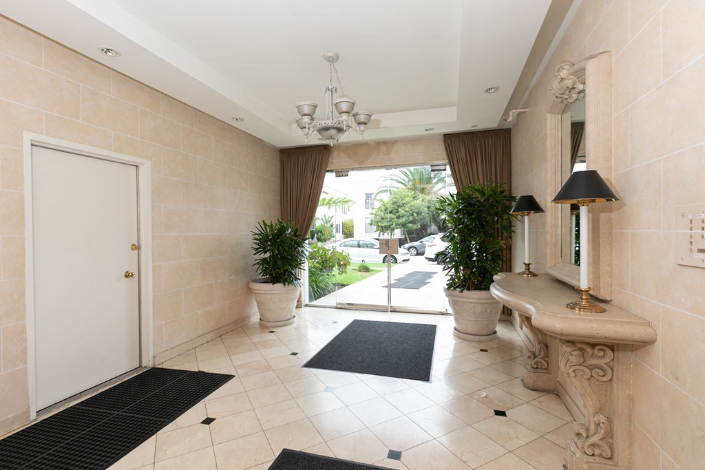 Apartment Building in Los Angeles Lobby