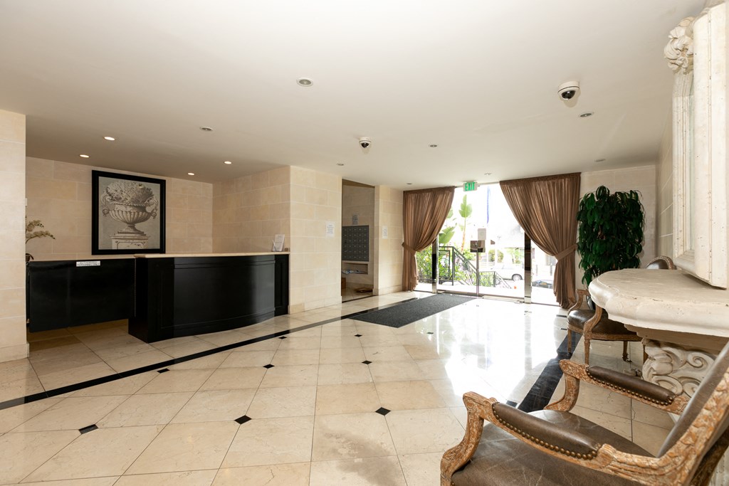 Apartment Building in Los Angeles Lobby