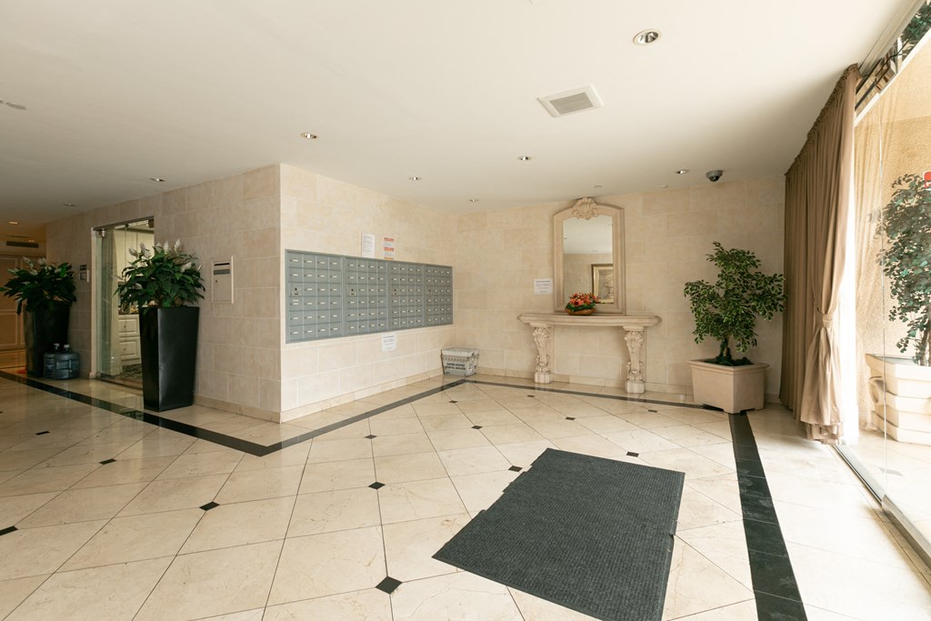 Apartment Building in Los Angeles Lobby