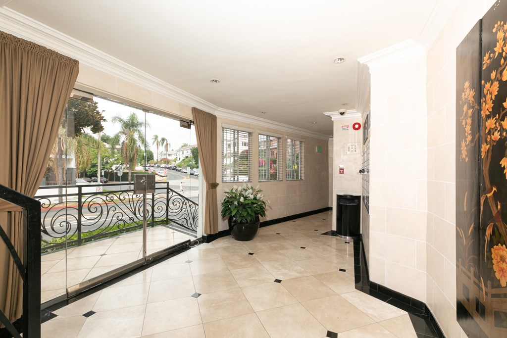 Apartment Building in Los Angeles Lobby
