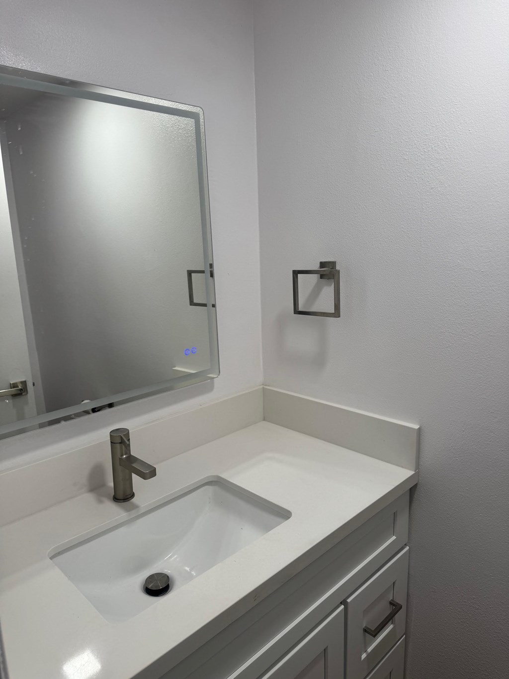 Bathroom with White Sink