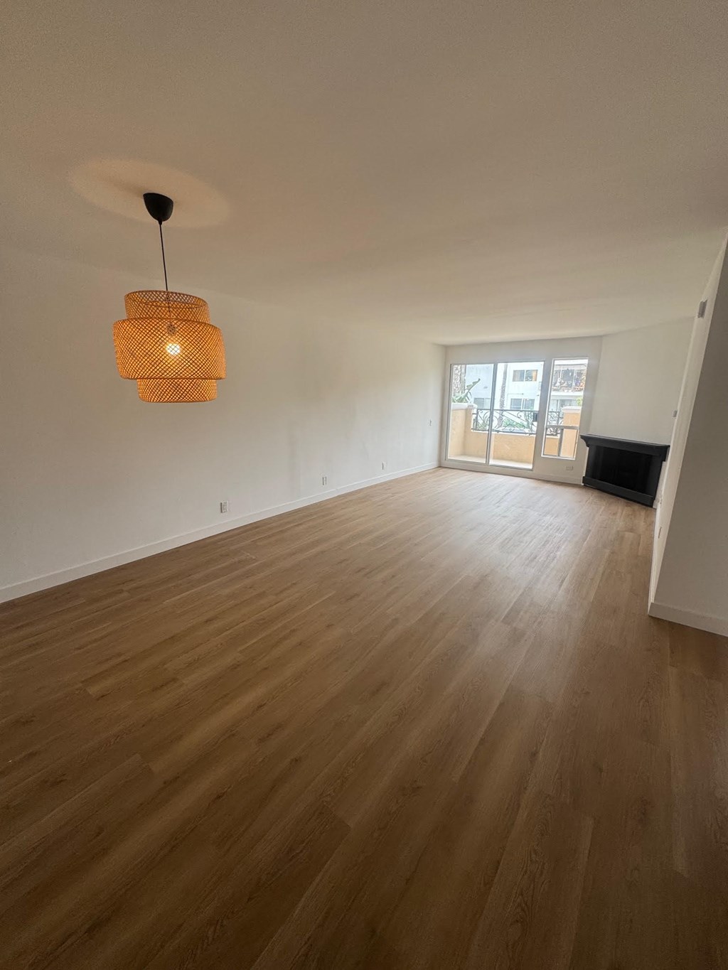 Living Room with Wooden Flooring