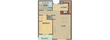 1BD, 1BTH AR