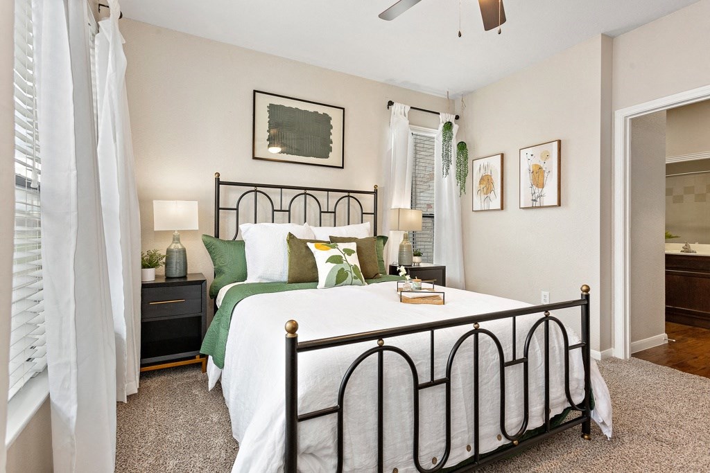Large bedrooms and lots of natural light! at The Fairways at Star Ranch, Texas