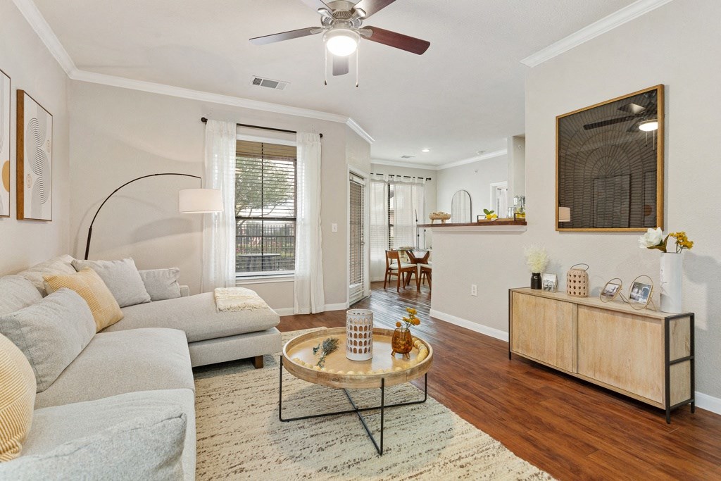 Large living rooms ready for you to entertain! at The Fairways at Star Ranch, Texas, 78634