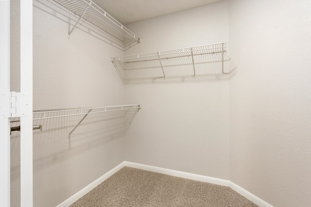 Texas sized walk-in closets! at The Fairways at Star Ranch, Texas, 78634