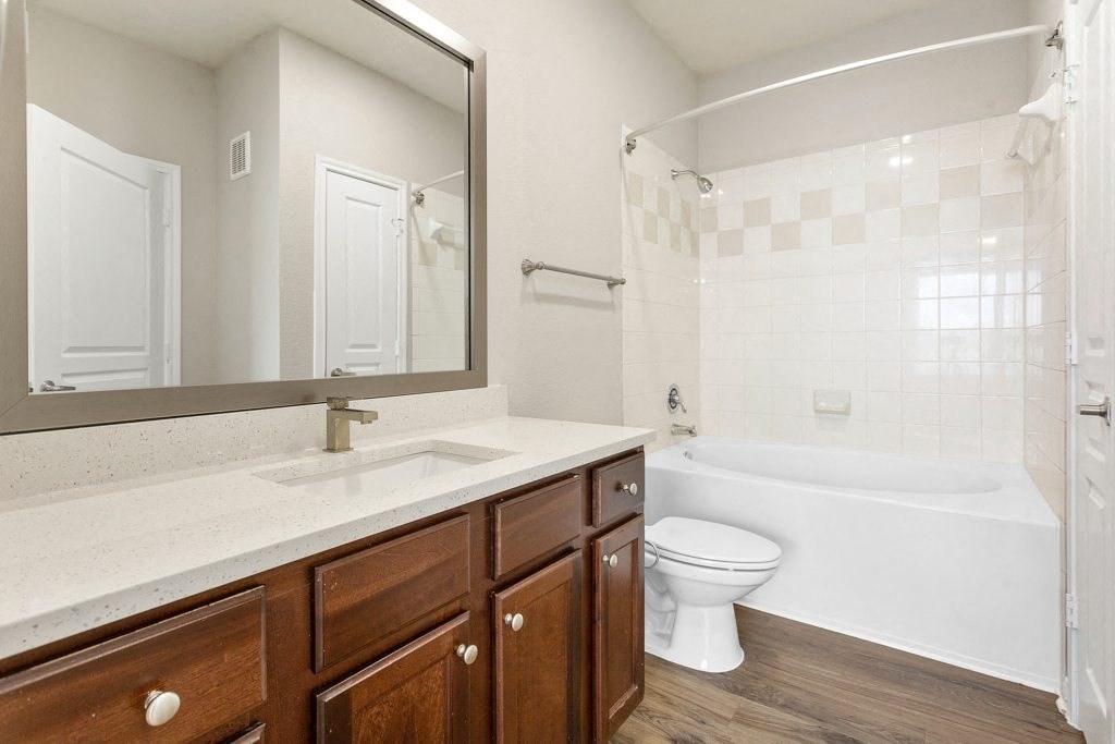 Updated, well lit bathrooms (In some homes). at The Fairways at Star Ranch, Texas