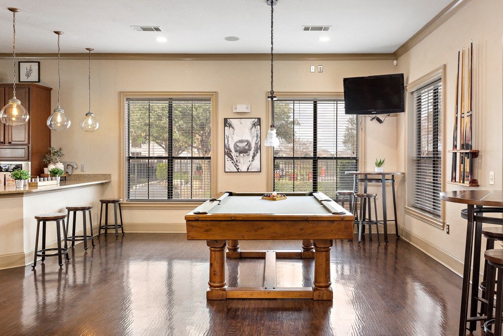 Enjoy a game of pool in the club house! at The Fairways at Star Ranch, Hutto, Texas