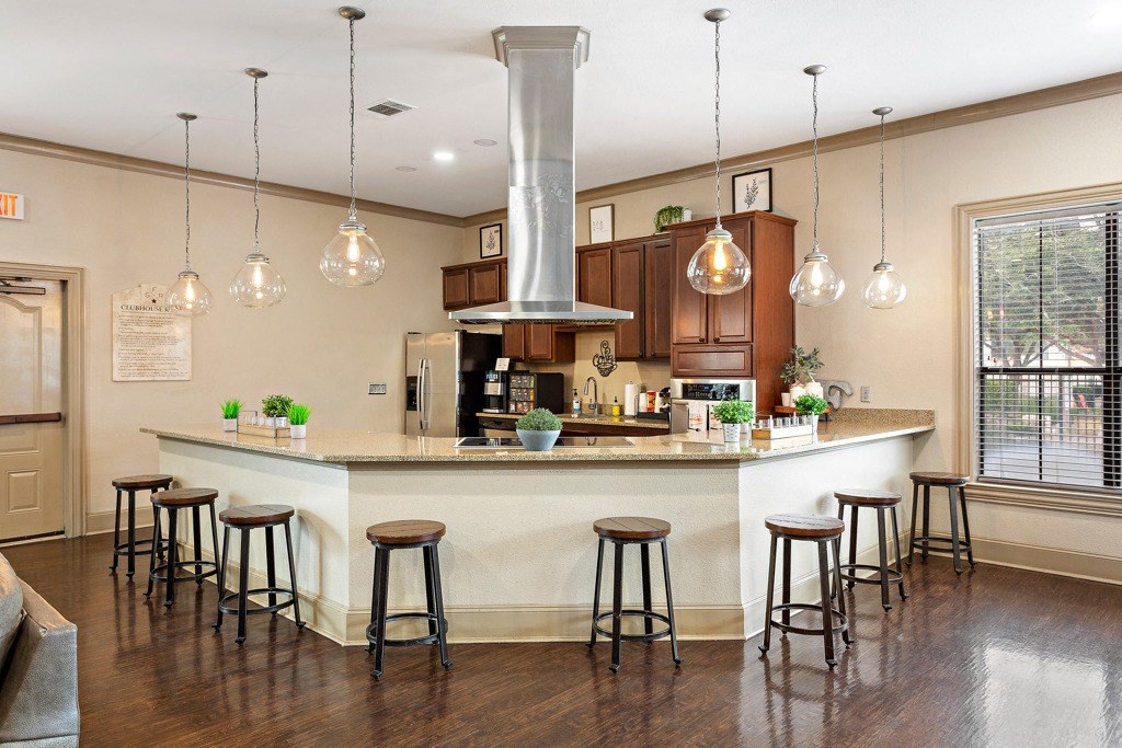 Entertain in the club house kitchen! at The Fairways at Star Ranch, Hutto