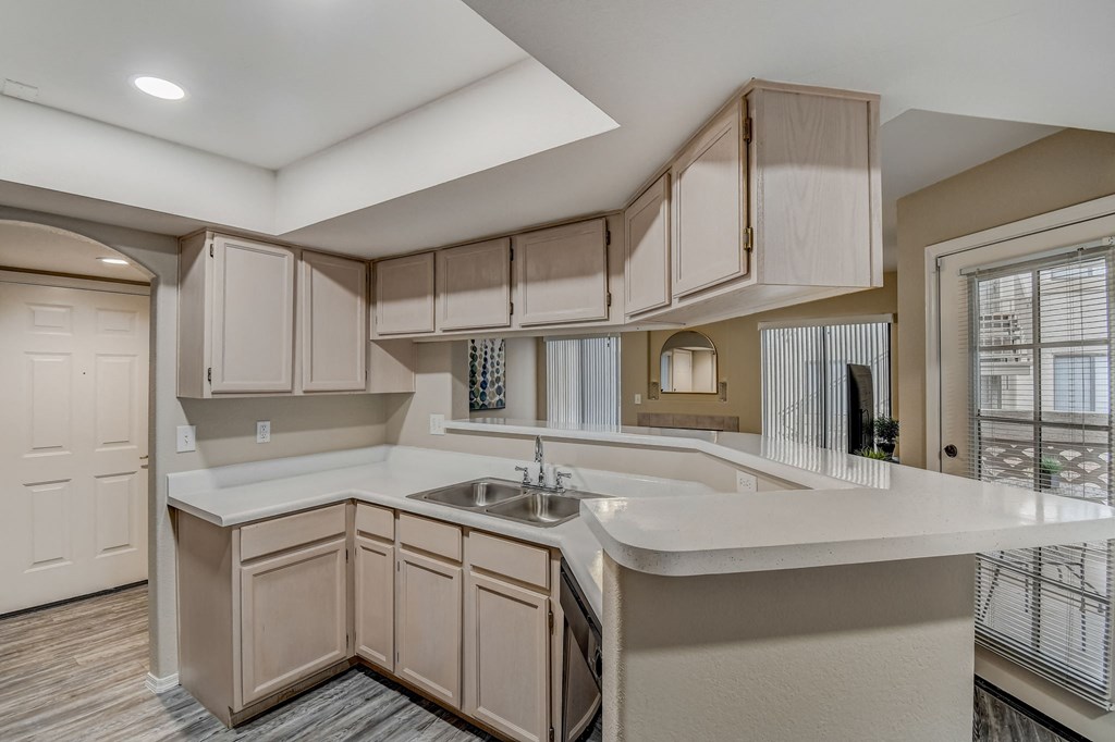 Granite Countertop at San Montego Apartments, Mesa, Arizona