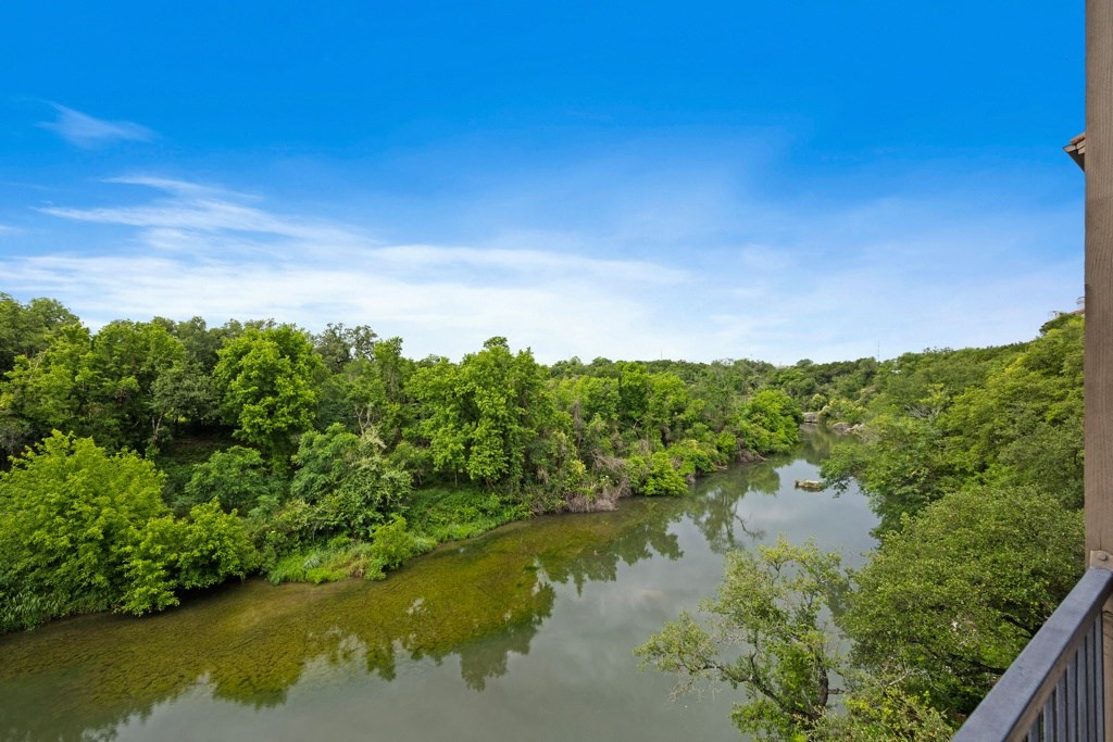 a view of the river from the balcony at Waters Edge Apartment Homes, Georgetown, TX, 78626
