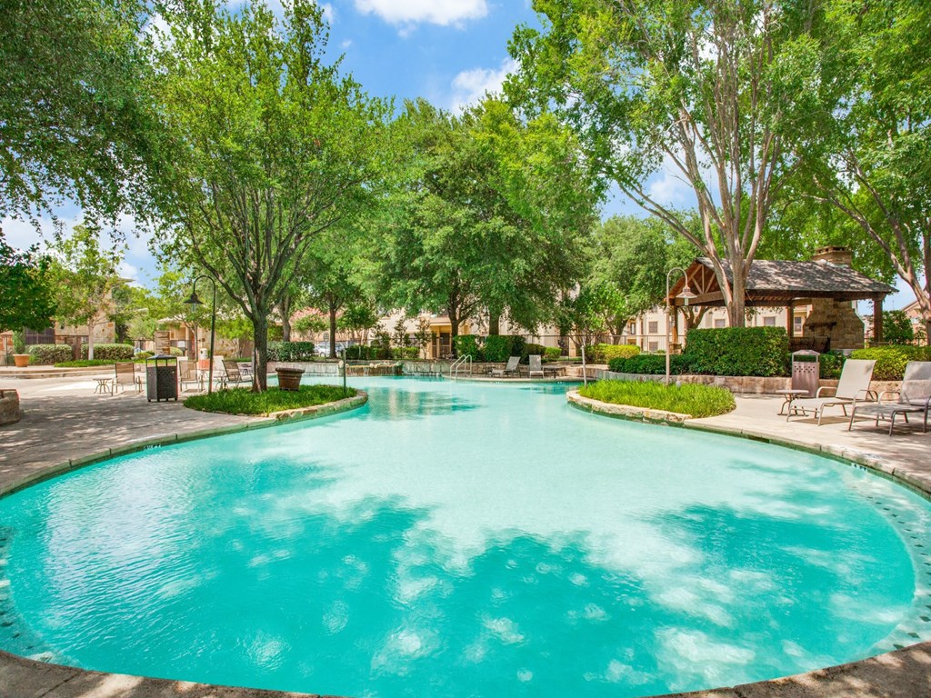 Resort Style Pool  at The Canyons Apartments, Texas