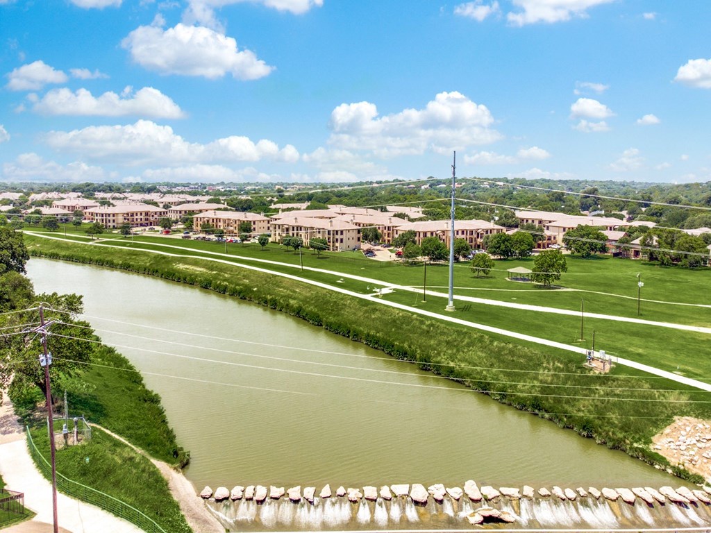 Access to the Trinity River at The Canyons Apartments, Fort Worth, Texas