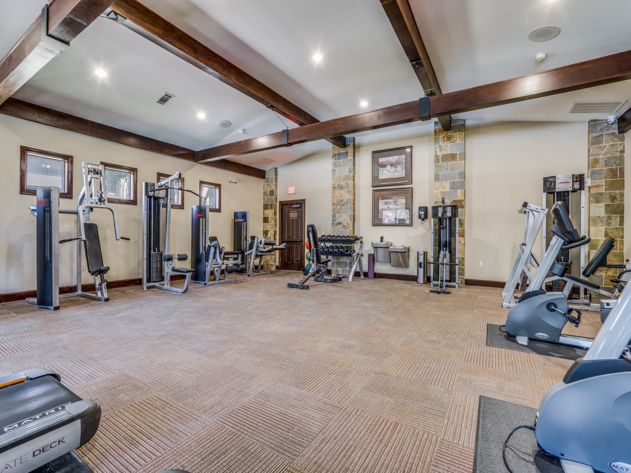 Community Fitness Center at The Canyons Apartments, Fort Worth, Texas
