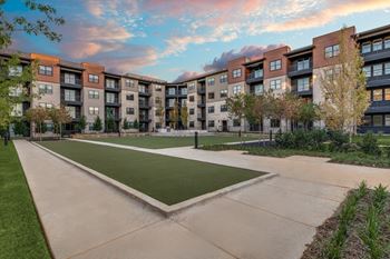 Large Grassy Area at Aurora Watson Branch, Mansfield, 76063