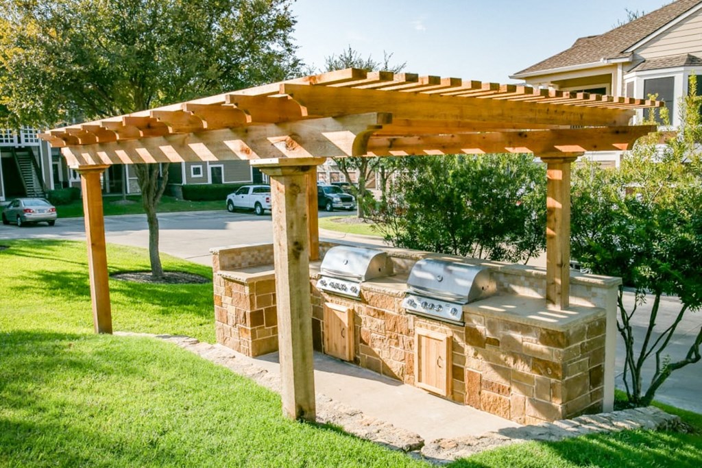 BBQ grills. at The Legends at Eagle Mountain Lake, Texas