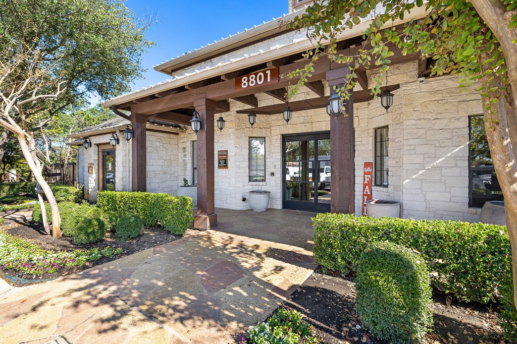 the front of our office building at Sonterra Apartment Homes, Austin, TX, 78726