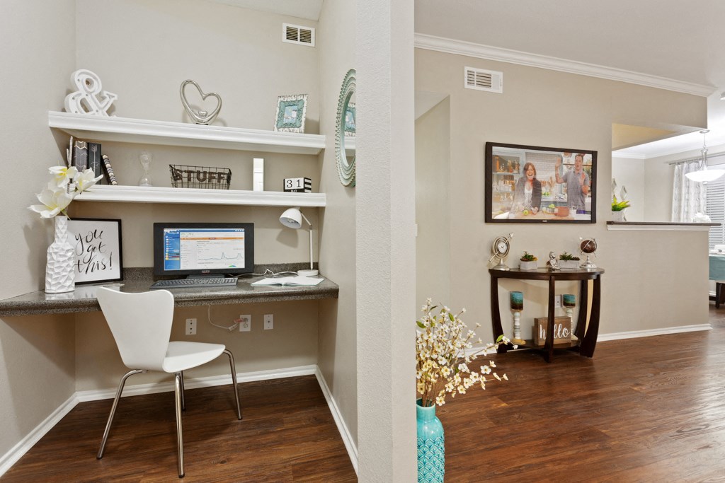 Built In Desks (In some homes)  at Stone Oak @ Parmer, Texas