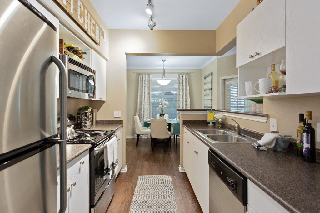 Fully Equipped Kitchen With Modern Appliances   at Stone Oak @ Parmer, Texas