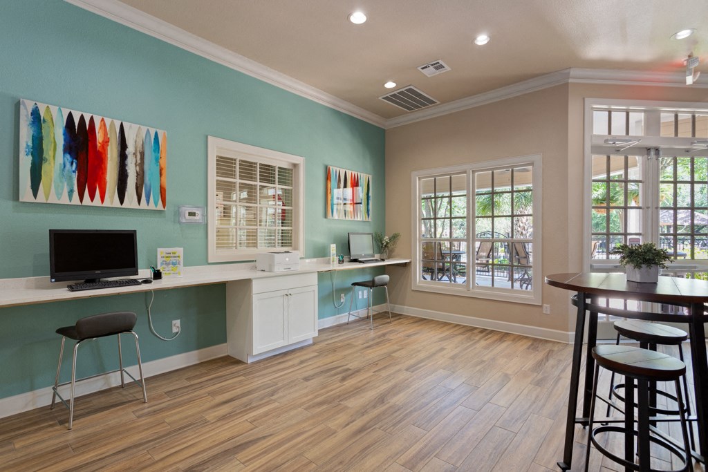 Business Center and WiFi Cafe  at Stone Oak @ Parmer, Austin, TX, 78727