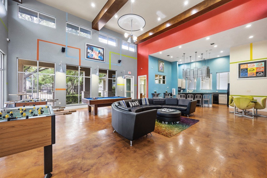 Warm And Inviting Living Room at Artisan Apartments & Shops, Austin