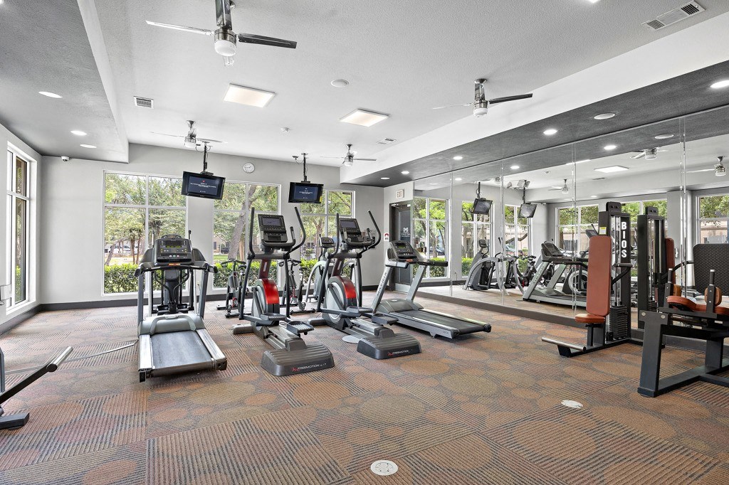 24 hour fitness center at Artisan Apartments & Shops, Austin, TX 78729