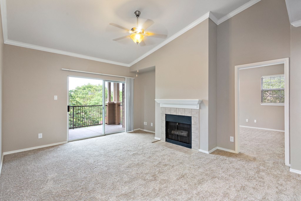 Fireplaces in Some Apartments at Sonterra Apartment Homes, Austin, Texas