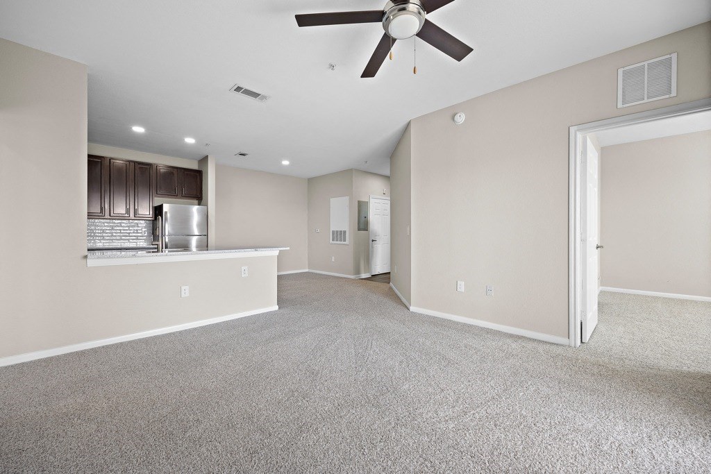 Well lit living spaces! at Las Brisas Apartment Homes, Round Rock, 78665