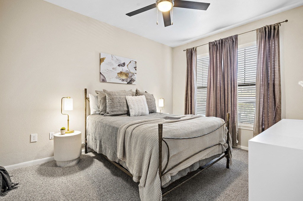 Comfortable Bedroom at Las Brisas Apartment Homes, Round Rock