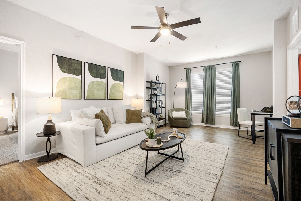 Modern Living Room at Las Brisas Apartment Homes, Round Rock, 78665