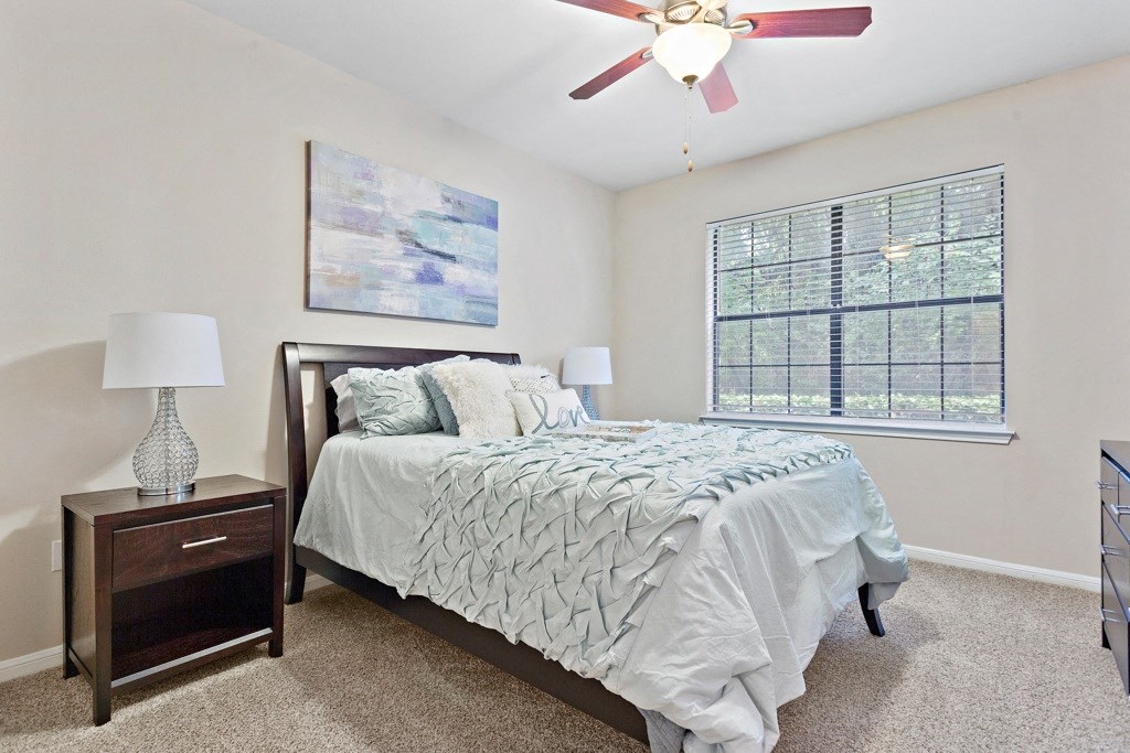 Comfortable Bedroom at Ventana Oaks Apartments, Austin, TX, 78717