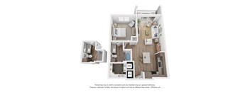 A4 Floor Plan at Aurora Watson Branch, Mansfield