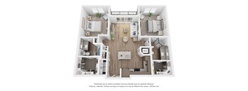 B2 Floor Plan at Aurora Watson Branch, Texas