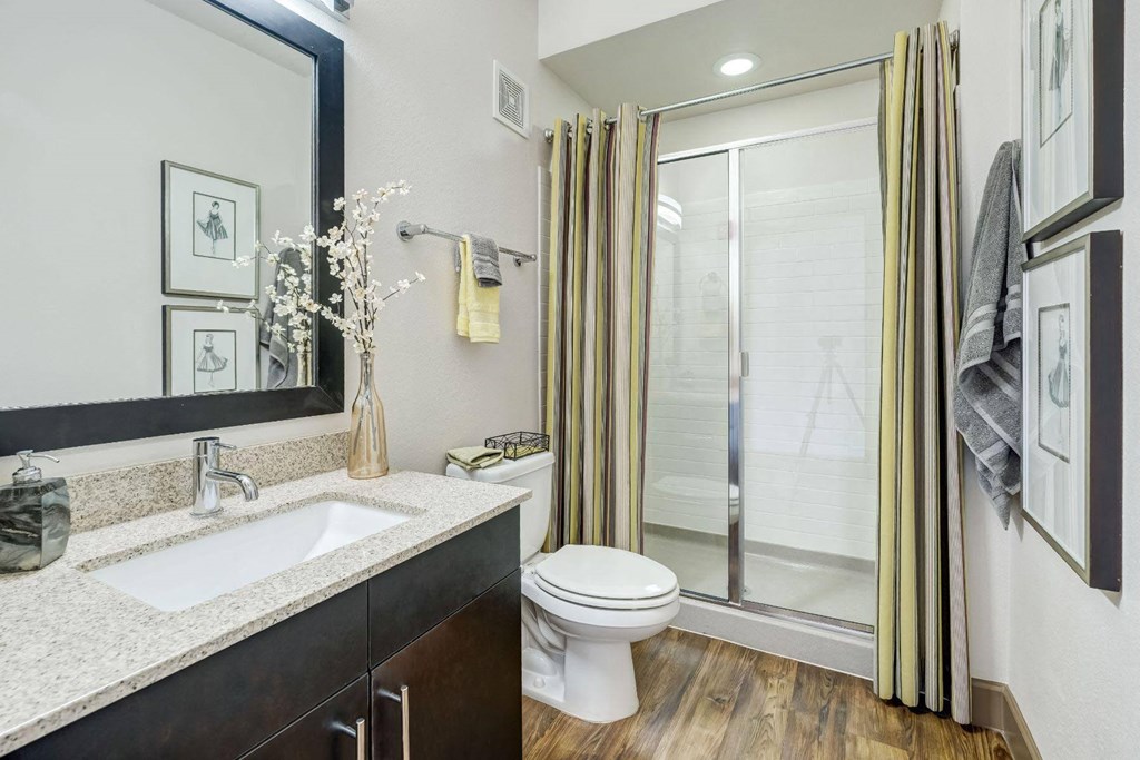 Bathroom With Bathtub at Lakeline East Apartments, Texas, 78613