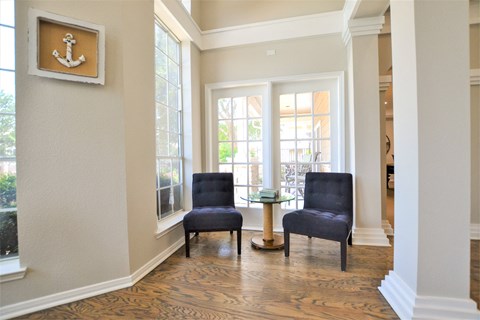 Lobby Seating at The Legends at Eagle Mountain Lake, Fort Worth, Texas